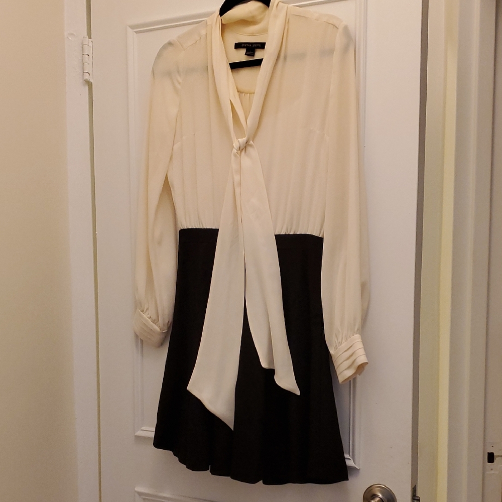 Cynthia Steffe Cream and Black Dress - Never Worn